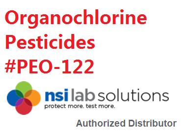 PEO-122 Mẫu thử nghiệm thành thạo xác định các thông số thuốc bảo vệ thực vật clo hữu cơ trong nước (NPW - Organochlorine Pesticides) 1.5ml/lọ, Hãng NSI USA