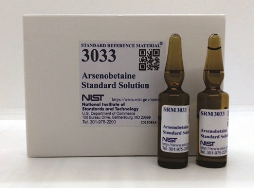 Chất chuẩn NIST SRM 3033 Arsenobetaine Standard Solution 2 x 5 mL, NIST, USA