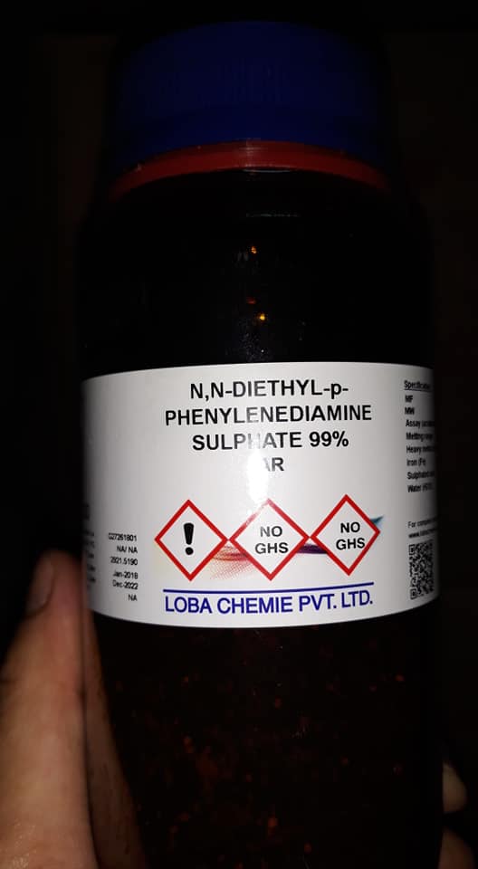 Hóa chất N,N-DIETHYL p-PHENYLENEDIAMINE SULFATE AR 99%   