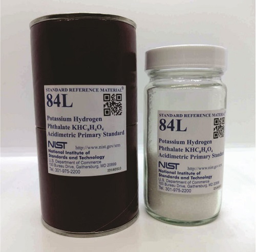 Chất chuẩn NIST SRM 84l Potassium Hydrogen Phthalate  KHC8H4O4 Acidimetric Primary Standard 60g, NIST, USA