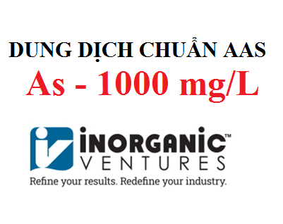 Dung dịch chuẩn arsenic (As) 1000 ug/ml, lọ 125ml, hãng IV, Mỹ 