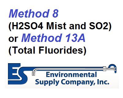 Bộ thiết bị lấy mẫu hơi axit H2SO4 & SO2 (Khí thải) theo Method 8 hoặc Tổng Florua theo Method 13A, hãng ESC, USA