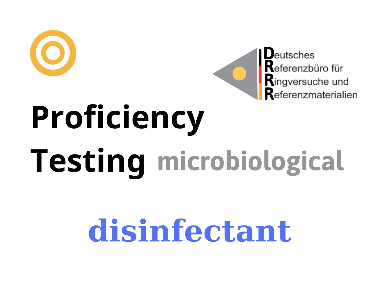 Thử nghiệm thành thạo (ISO 17043) vi sinh trên nền mẫu thuốc khử trùng (disinfectant) Hãng DRRR, Đức