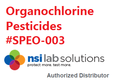 SPEO-003 Mẫu thử nghiệm thành thạo xác định các thông số thuốc bảo vệ thực vật clo hữu cơ (Organochlorine Pesticides) trong đất 30g/lọ, Hãng NSI USA
