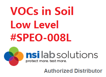 SPEO-008L Mẫu thử nghiệm thành thạo xác định các hợp chất VOCs trong đất (VOCs in Soil - Low Level), 2ml/15g, Hãng NSI USA