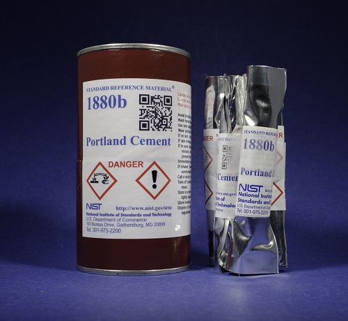 Mẫu chuẩn xi măng NIST SRM 1880b Portland Cement 5 vials x 5 g, NIST USA