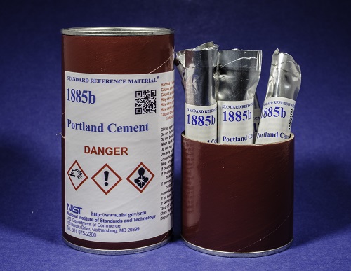 Mẫu chuẩn xi măng NIST SRM 1885b Portland Cement 5 vials x 5 g, NIST USA