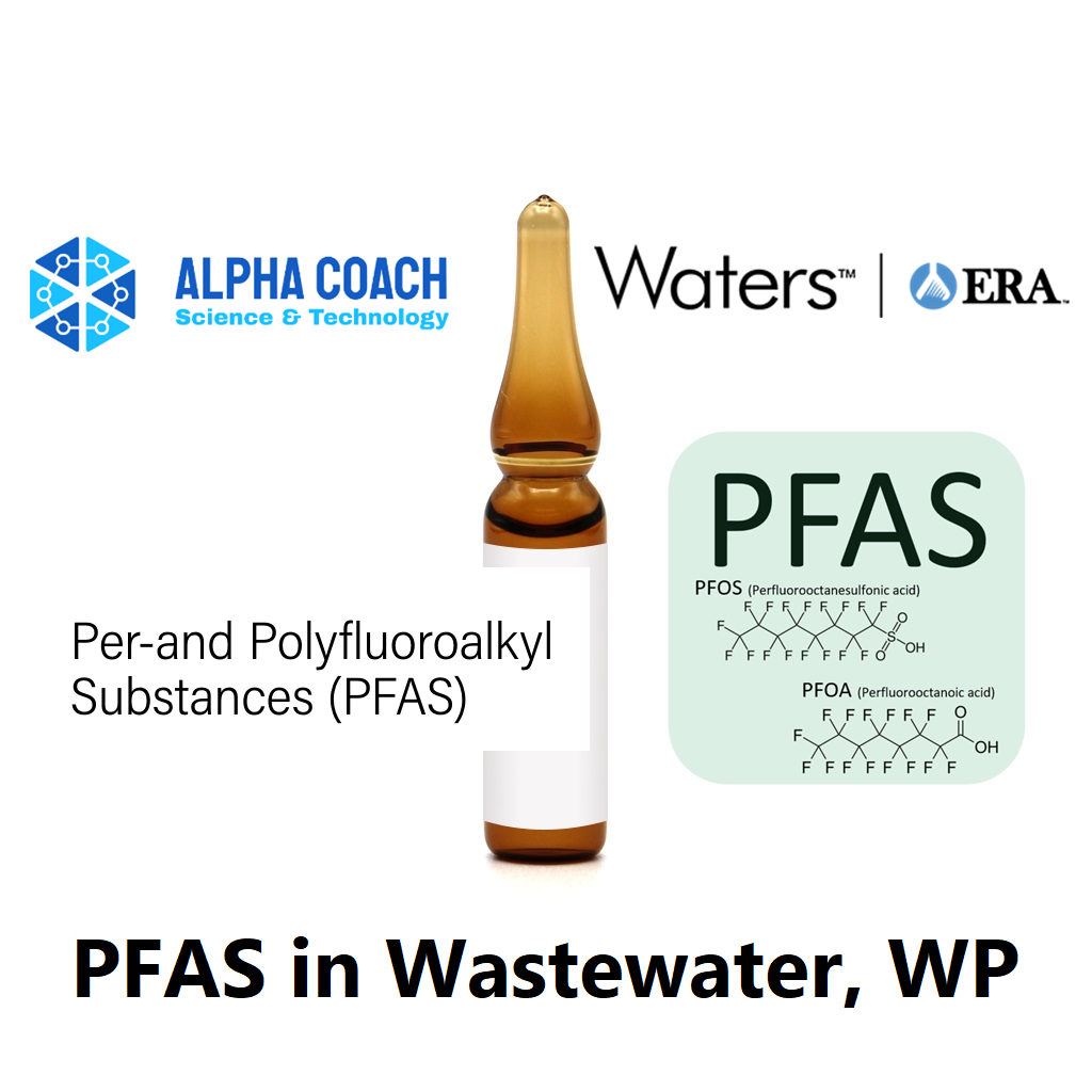 Mẫu chuẩn PFAS nền mẫu nước ô nhiễm (44 chất) 2ml/mẫu, ISO 17034 , Method EPA 8327, ASTM D7979, EPA 1633 (Draft), ASTM D8421-21 (Draft), EPA SW-846 Method 8327, Hãng Waters ERA, Mỹ