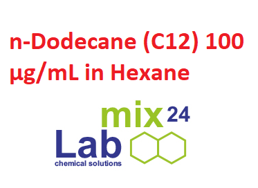 LM24-N-14700-0200-100HX5, n-Dodecane (C12) [112-40-3] 100 ug/mL in Hexane, Lọ 5ml, Hãng Labmix24, Đức