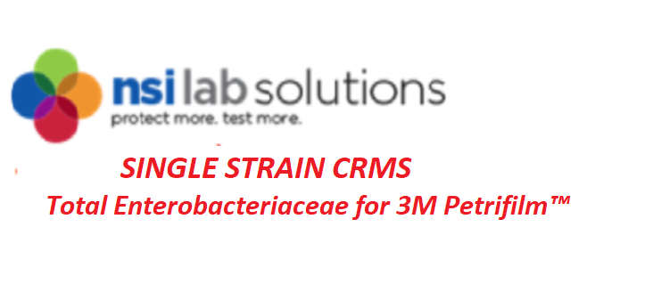 Mẫu chuẩn CRM dùng định lượng Tổng Enterobacteriaceae trên đĩa đếm Petrifilm 3M #FM-711