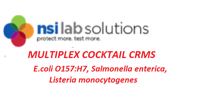 Mẫu chuẩn CRM Vi sinh E.coli O157:H7, Salmonella enterica, Listeria monocytogenes dạng Cocktail #FM-715