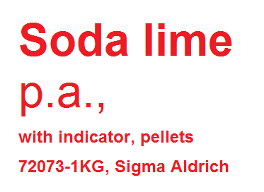 Hóa chất Soda lime (Cao/NaOH) p.a., with indicator, pellets, 1kg/Hộp, Hãng Sigma Aldrich, Merck