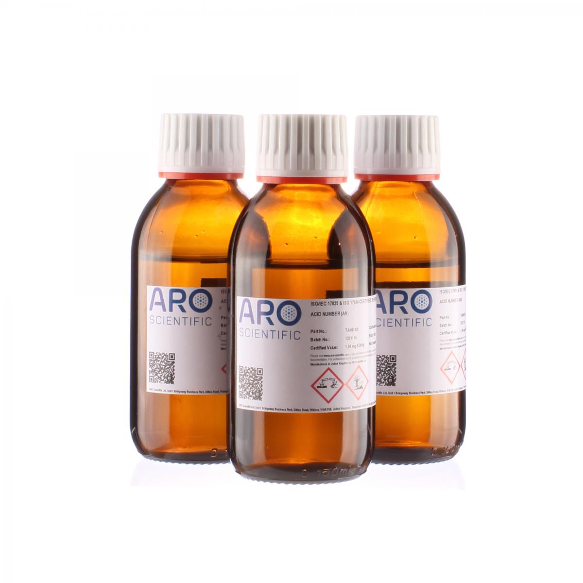 Chất chuẩn CRM Chỉ số Axit - Total Acid Number (TAN) ISO/IEC 17025 và ISO 17034, Hãng ARO Scientific, UK