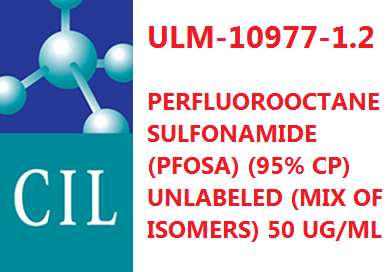Chất chuẩn PERFLUOROOCTANESULFONAMIDE (PFOSA) UNLABELED 50 UG/ML IN METHANOL, lọ 1,2ml, hãng CIL, Mỹ