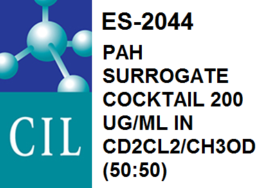 Chất chuẩn PAH SURROGATE COCKTAIL 200 UG/ML IN CD2CL2/CH3OD (50:50), lọ 1.2ml, Hãng CIL, USA
