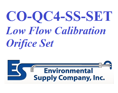 CO-QC4-SS-SET Bộ hiệu chuẩn lưu lượng thấp tại 3 mức 0,5, 1,0 và 1,5 LPM, Hãng ESC, Mỹ