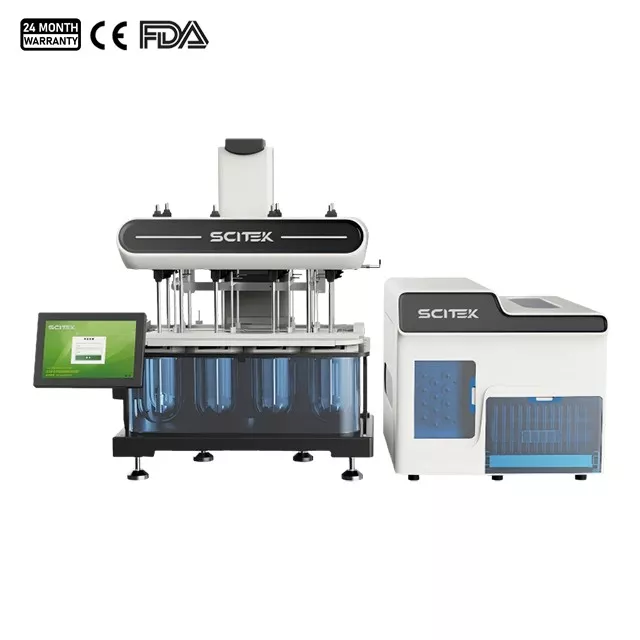 Hệ thống lấy mẫu và thu mẫu hòa tan hoàn toàn tự động DSC-F8DA; DSC-F12DA, Hãng Scitek Global