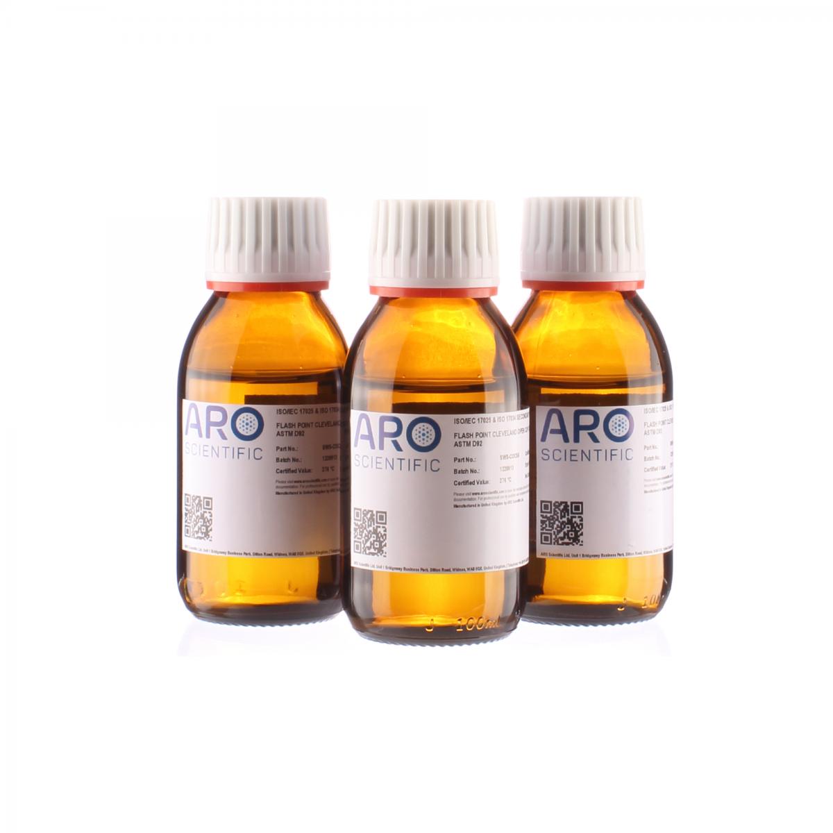 Chất chuẩn CRM FLASH POINT (Điểm chớp cháy) ISO/IEC 17025 và ISO 17034, Hãng ARO Scientific, UK