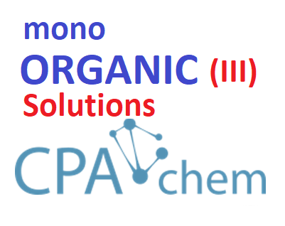 Dung dịch chuẩn mono-Hữu cơ (III), ISO 17034, ISO 17025, Hãng CPAChem, Bungaria