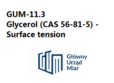 Mẫu chuẩn (CRM) sức căng bề mặt Glycerol (CAS 56-81-5) - Surface tension, lọ 30ml