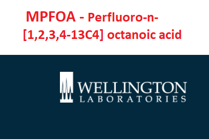 Chất chuẩn Perfluoro-n-[1,2,3,4-13C4] octanoic acid, mã MPFOA, lọ 1,2ml, hãng Wellington, Canada