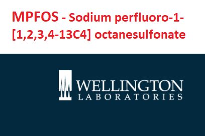 Chất chuẩn Sodium perfluoro-1-[1,2,3,4-13C4] octanesulfonate, mã MPFOS, lọ 1,2ml, hãng Wellington, Canada