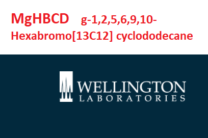 Chất chuẩn g-1,2,5,6,9,10-Hexabromo[13C12] cyclododecane, mã MgHBCD, lọ 1,2ml, hãng Wellington, Canada
