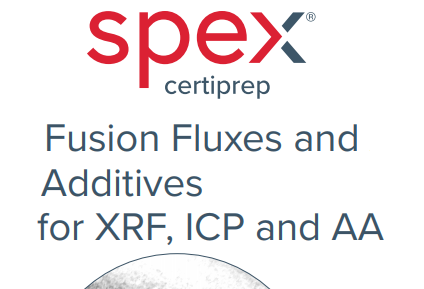 Fusion Fluxes and Additives for XRF, ICP and AA, SPEX CertiPrep, USA