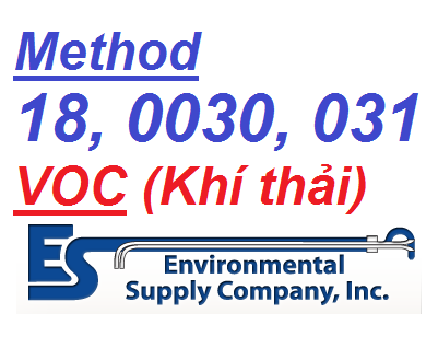 Bộ thiết bị lấy mẫu các hợp chất VOC (Khí thải) theo Method 18, 0030, 0031, hãng ESC, USA
