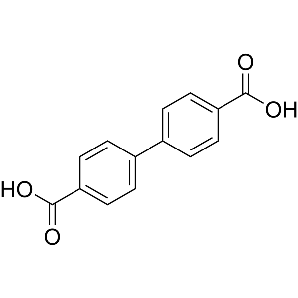 Hóa chất Biphenyl-4,4-dicarboxylic acid (98.76%), mã HY-W013937, Hãng MedChemExpress
