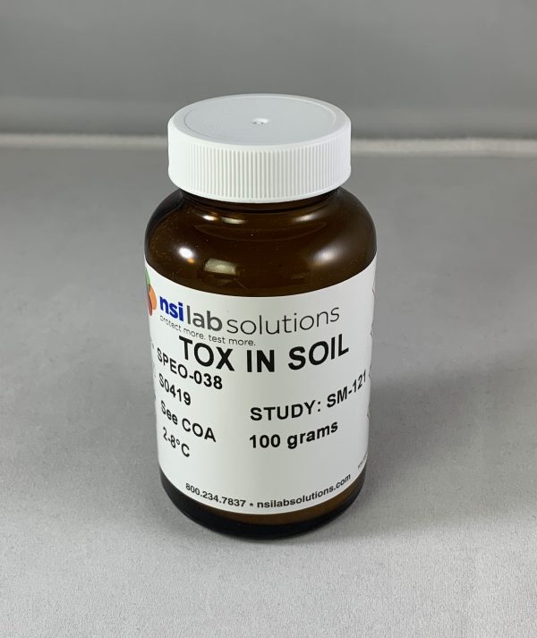 SPEO-038 Mẫu thử nghiệm thành thạo xác định Total Phenolics and TOX (Total Organic Halides) trong đất 100g/lọ, Hãng NSI USA