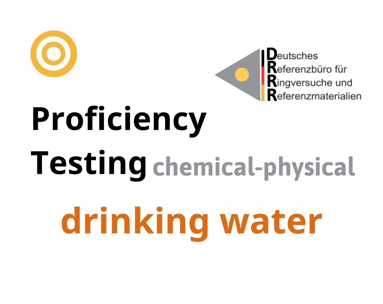 Thử nghiệm thành thạo (ISO 17043) các thông số hoá lý nền mẫu drinking water, Hãng DRRR, Đức