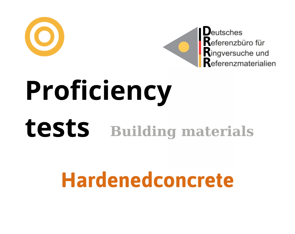 Thử nghiệm thành thạo (ISO 17043) các thông số trên nền mẫu bê tông cứng (Hardened concrete), Hãng DRRR, Đức